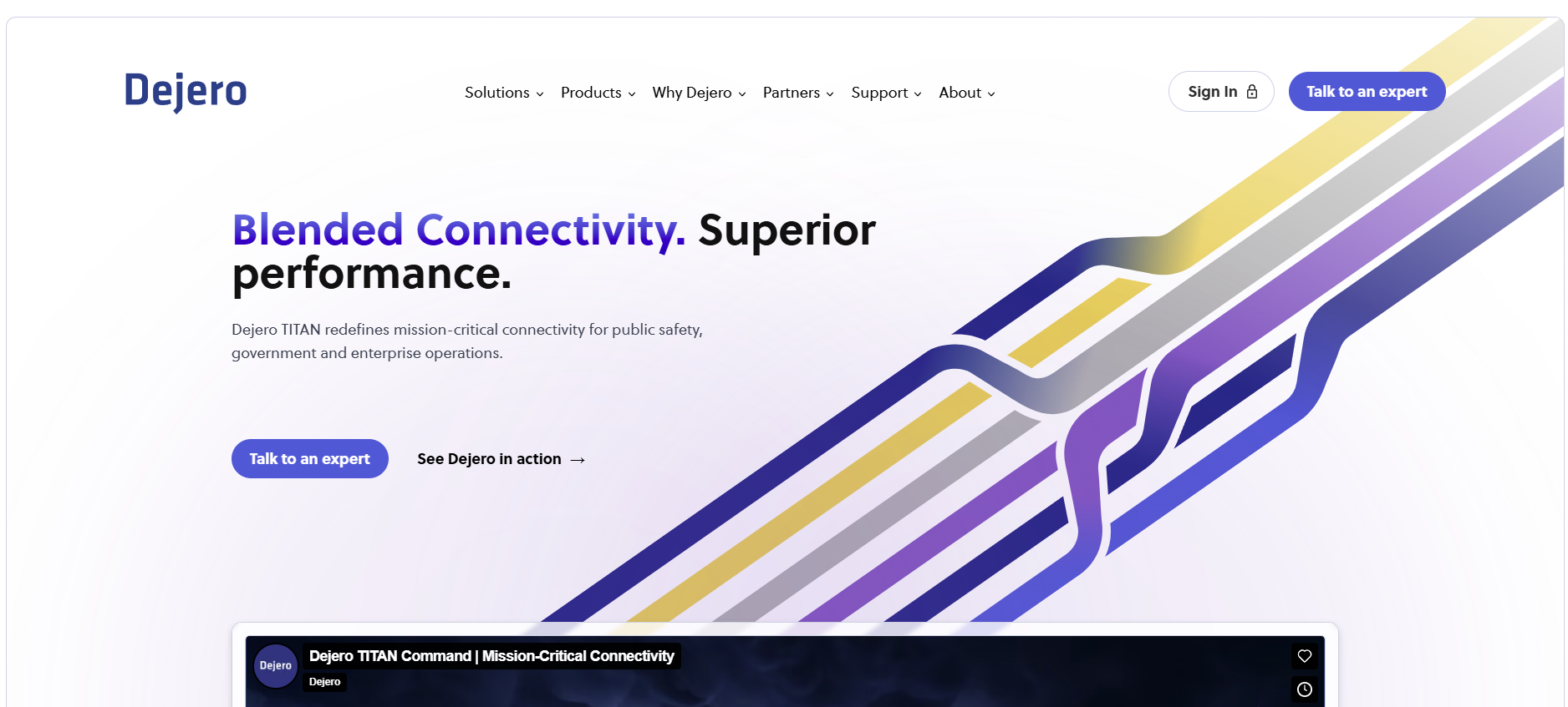 Dejero website